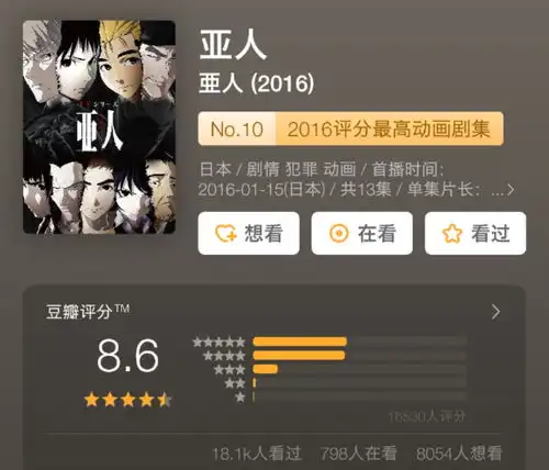 高分动漫亚人史上最冷血无情的男主
