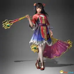 真三国无双8新武将高清图吕玲绮与大小乔争艳
