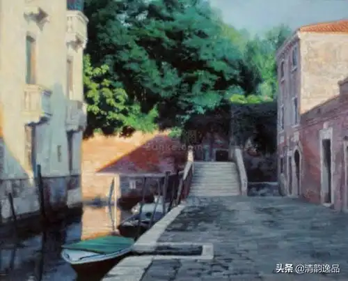 赵以夫陈逸飞油画笔下的水上威尼斯
