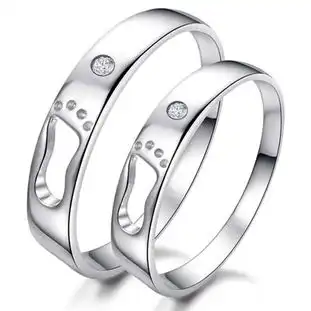 钻宝源18k白金钻石情侣对戒结婚钻戒女戒天生一对怎么样,好不好
