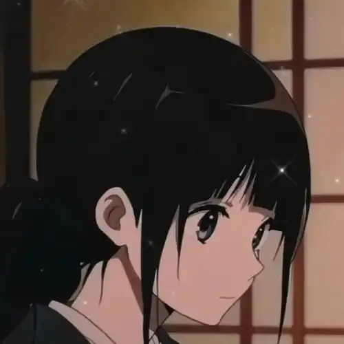 不明显动漫情侣头像
