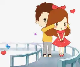 七夕卡通手绘情侣嬉戏插画图片素材其他格式下载动漫人物大全
