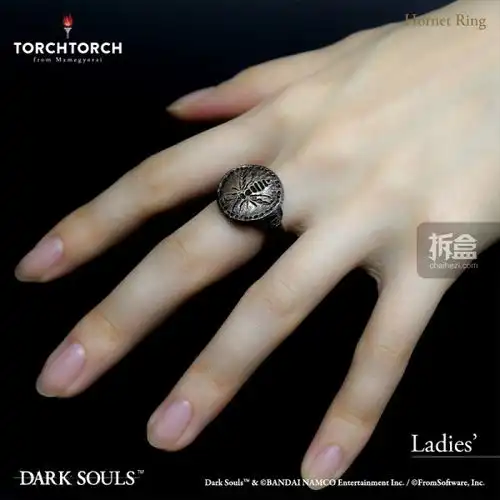 torchtorch黑暗之魂darksoul黄蜂戒指情侣男女对戒
