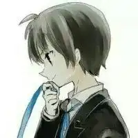 跪求一对情侣动漫头像,一个小男孩牵着一只狗女孩牵着猫黑白的
