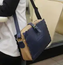 专供极简森系清新女包学生包面包包夹心饼干包单肩包
