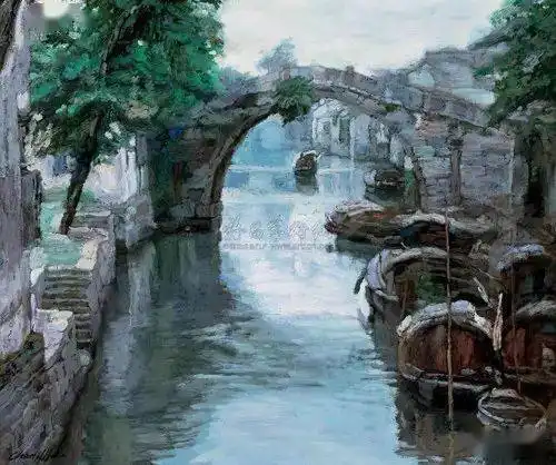 八雅轩丨陈逸飞先生油画作品全欣赏补发
