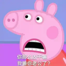 小猪佩奇头像智障儿童欢乐多略略略

