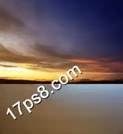 photoshop合成海滩上的唯美霞光场景
