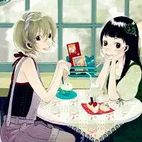 姐妹动漫闺蜜头像很傻很天真更可爱
