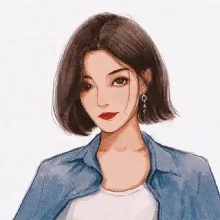 一组超好看的手绘女生头像
