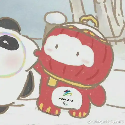 超治愈的冰墩墩雪融融头像一起来网友眠狼
