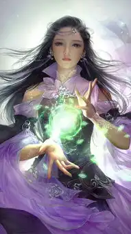 求几张古代动漫图,男的要银色头发,女的要,黑色头发

