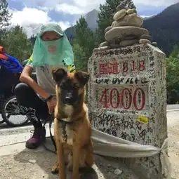150天4700公里,90后情侣带着狗狗,从杭州一路跑到西藏
