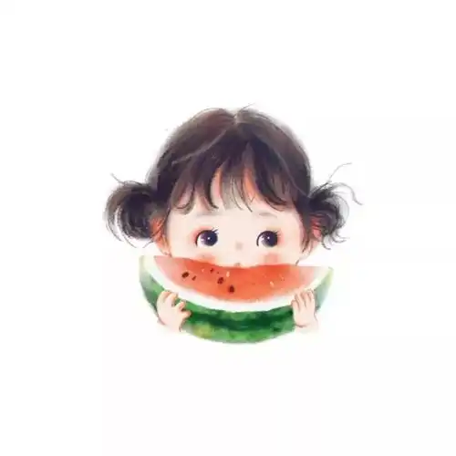 动漫情侣头像果汁分你一半
