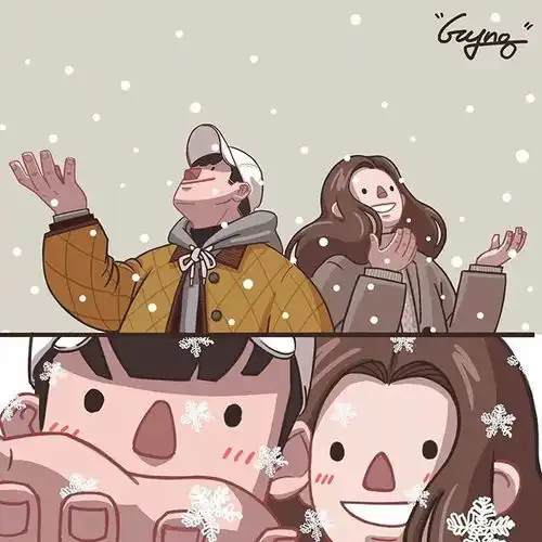单身狗慎入插画师笔下秀恩爱的漫画,暖哭无数情侣
