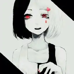 两边颜色不一样的动漫图
