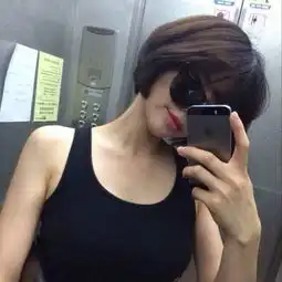 我留什么短发好看不要烫我学生初中没有很小有觉得适合的发图片在线等
