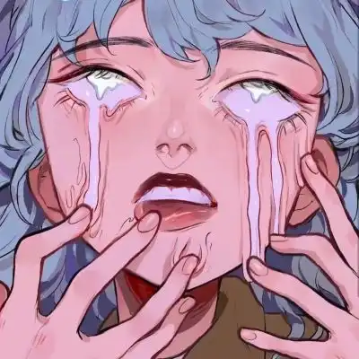 溺毙优质手绘动漫女头.月亮摇摇卡通动漫头像我要个性网
