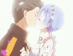 二次元热吻情侣头像吧
