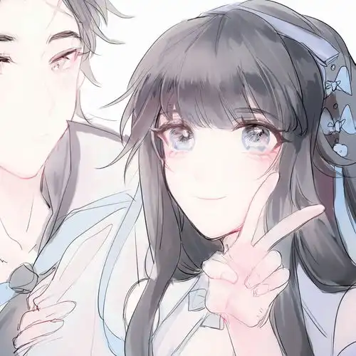 情侣头像西施和曜仔
