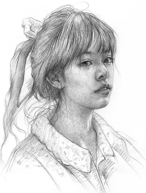 素描头像造型能力决定素描的高度
