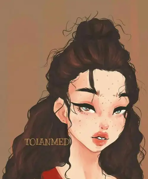 收好一组超酷超飒的女生头像,时尚个性女孩插画惊艳来袭
