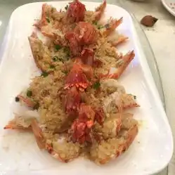 濠江渔港湾仔店的开边蒜蓉虾好不好吃用户评价口味怎么样珠海美食开边蒜蓉虾实拍图片大众点评
