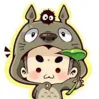 原创头顶红色树叶人物微信情侣图片
