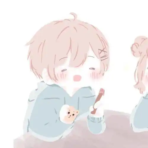 又甜又暖的动漫情侣头像
