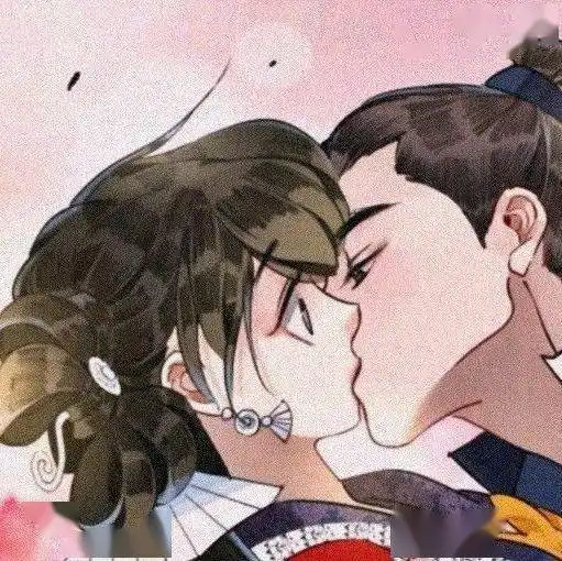 唯美古风情侣头像忆君心似西江水日夜东流无歇时
