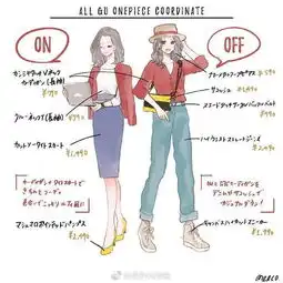 绘画素材情侣闺蜜,双人搭档现代时尚风服饰,绘画参考
