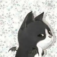 情侣猫咪灰色头像一对两张微信头像图片大全
