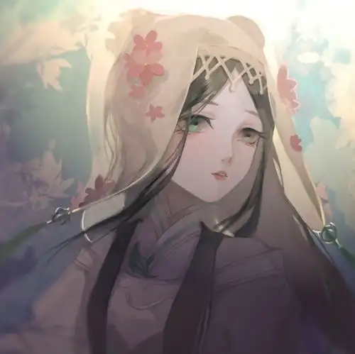 女生头像丨古风手绘温柔似水的女子
