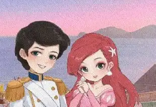 迪士尼公主情侣头像,公主们都有属于她的王子,艾莎却有些不对劲

