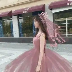 最近仙女婚纱头像风很大,公主殿下的选择,每张都超级螺旋美
