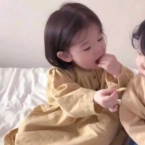 可爱情头希望你一辈子都是小孩儿
