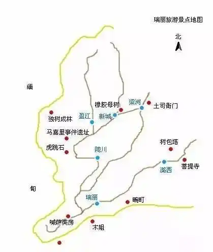 云南自驾旅游地图全集齐全实用
