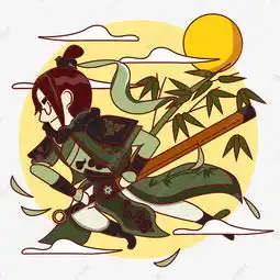 矢量扁平古风武侠竹叶青手绘卡通素材图片免费下载千库网

