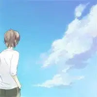 求一张头像天空上的白云构成一张脸的图片
