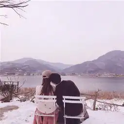 2018情侣头像一男一女超拽小清新头像时间会证明你是对的人
