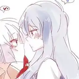 你所在之处是我不得不思念的海角天涯小清新浪漫甜蜜的二次元qq情侣头像
