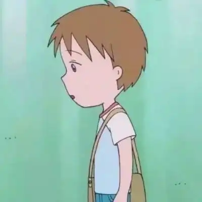 樱桃小丸子cp头像情侣一对樱桃小丸子情侣头像一左一右
