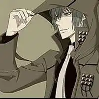 黑白兜帽动漫男头像冷酷版微信头像图片大全
