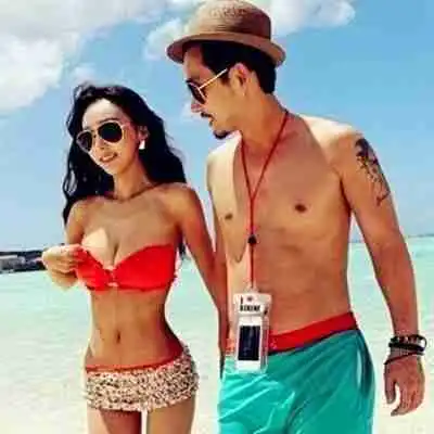 聊天背景沙滩女微信头像图片大全
