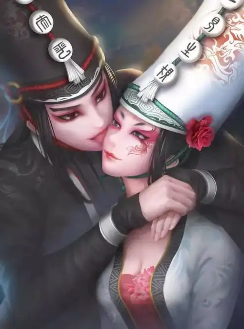 画江湖系列高清无水印插画手机壁纸,正邪未辨,善恶难分

