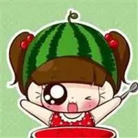 吃货卡通萌女生头像图片微信头像图片大全
