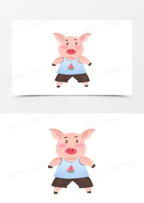 可爱猪pig图片萌萌头像合集熊猫办公
