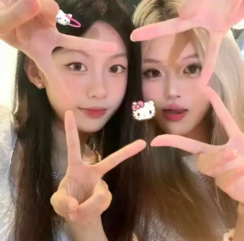 清新可爱闺蜜头像一对两张可爱闺蜜头像双人
