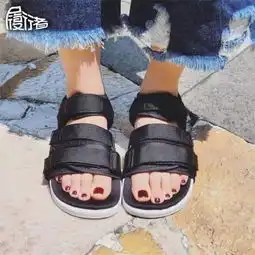 韩国单,独家发售adsadilettesandalw高端魔术贴情侣款男女凉拖这个夏天最帅的一款凉鞋
