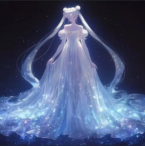 美少女战士美到发光的月亮公主princessserenity倩尼迪水晶光倩影
